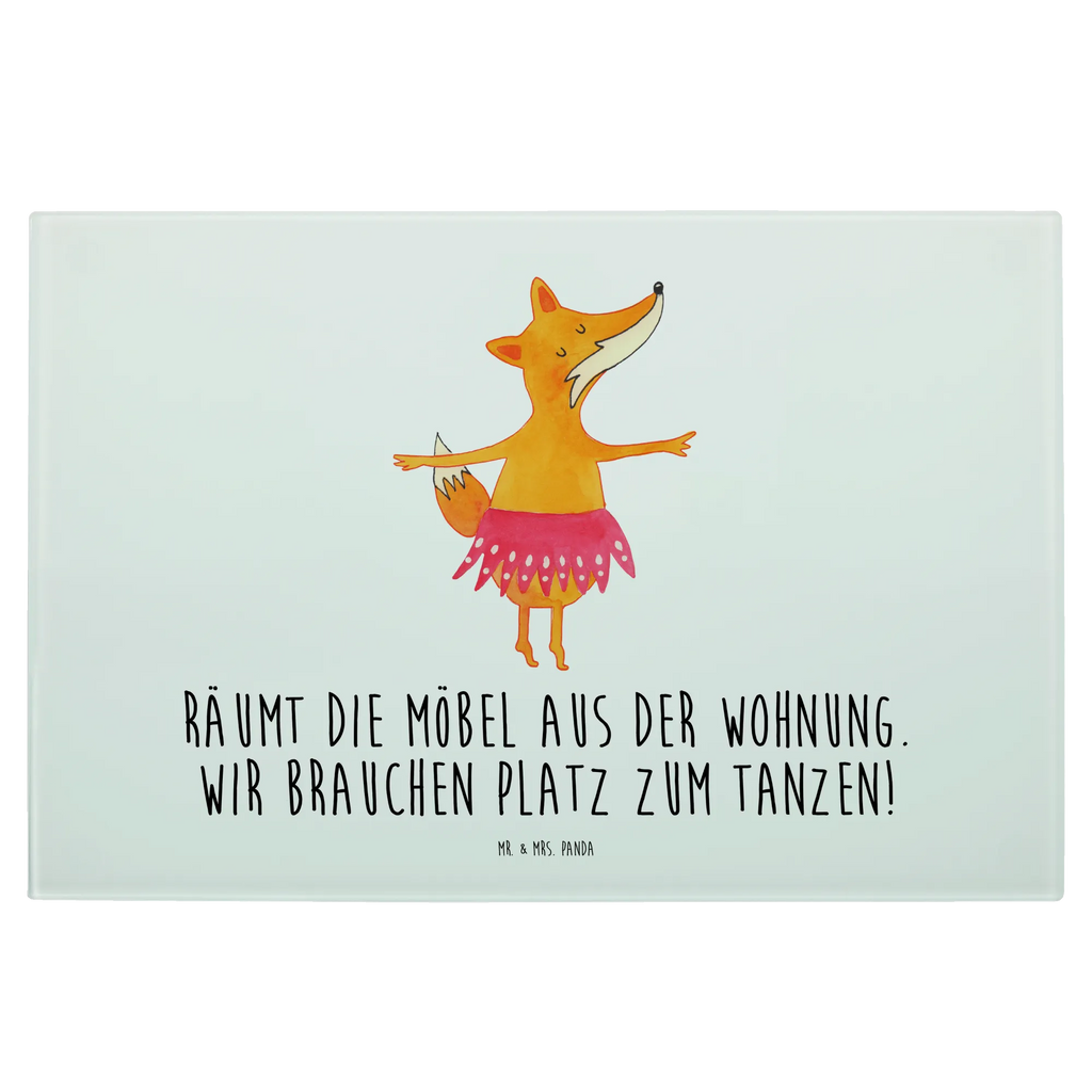 Glasschneidebrett Fuchs Ballerina Glasschneidebrett, Schneidebrett, Fuchs, Fuchs Spruch, Füchse, Füchsin, Ballerina, Ballett, Tänzerin, Tanzen, Party, Einladung, Geburtstag