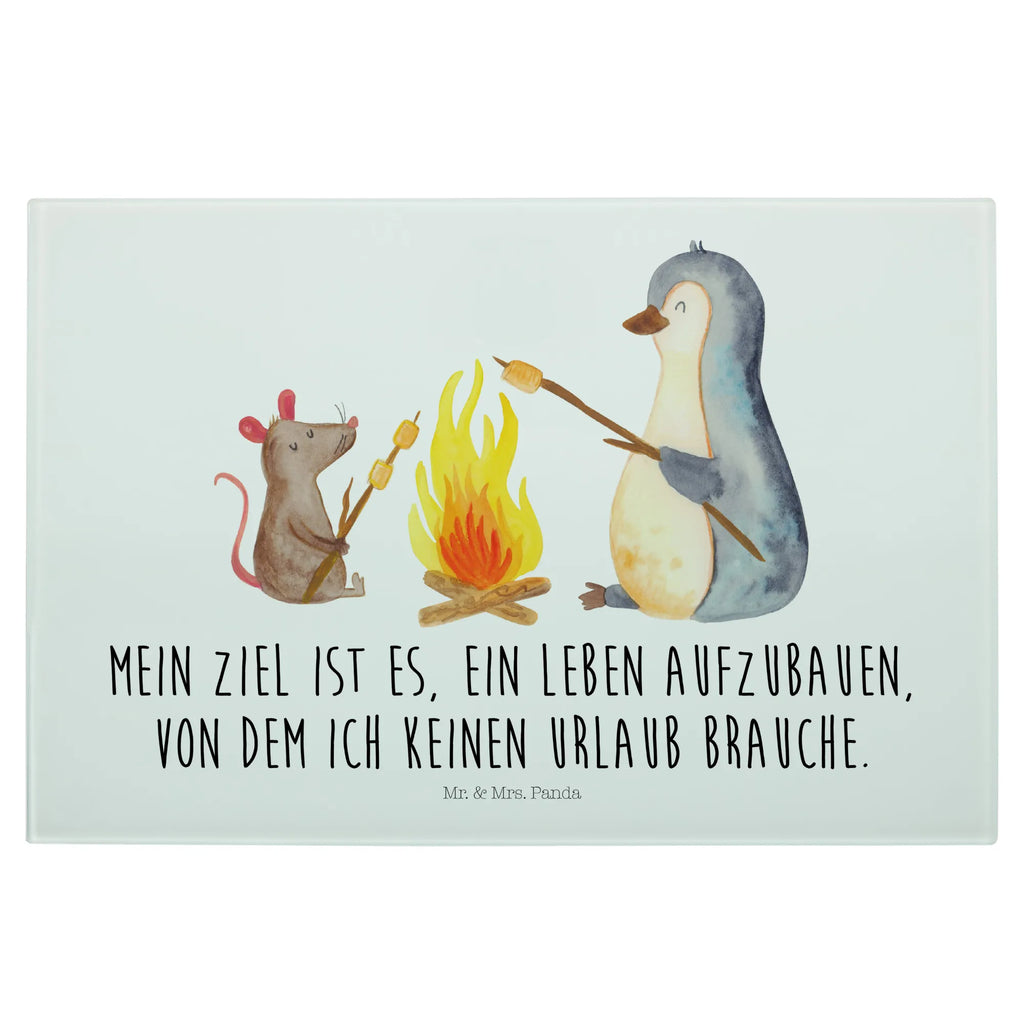 Glasschneidebrett Pinguin Lagerfeuer Glasschneidebrett, Schneidebrett, Frühstücksbrett, Küche, Pinguin, Maus, Pinguine, Lagerfeuer, Leben, Arbeit, Job, Motivation, Büro, Büroalltag, Lebensspruch, Lebensmotivation, Neustart, Liebe, grillen, Feuer, Marshmallows