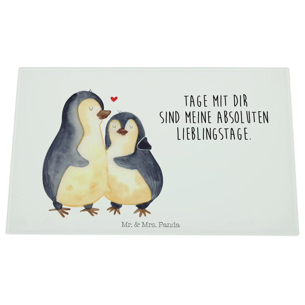 Glasschneidebrett Pinguin umarmen Glasschneidebrett, Schneidebrett, Frühstücksbrett, Küche, Pinguin, Liebe, Liebespaar, Liebesbeweis, Liebesgeschenk, Verlobung, Jahrestag, Hochzeitstag, Hochzeit, Hochzeitsgeschenk