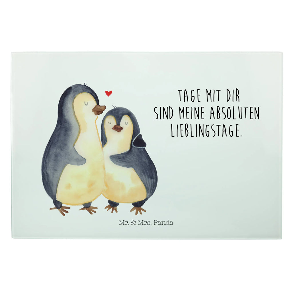 Glasschneidebrett Pinguin umarmen Glasschneidebrett, Schneidebrett, Frühstücksbrett, Küche, Pinguin, Liebe, Liebespaar, Liebesbeweis, Liebesgeschenk, Verlobung, Jahrestag, Hochzeitstag, Hochzeit, Hochzeitsgeschenk