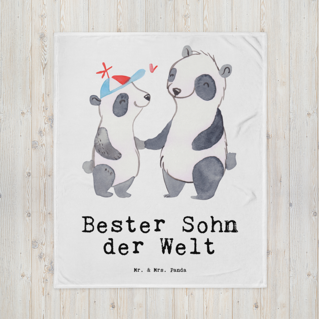 Kuscheldecke Panda Bester Sohn der Welt Decke, Wohndecke, Tagesdecke, Wolldecke, Sofadecke, für, Dankeschön, Geschenk, Schenken, Geburtstag, Geburtstagsgeschenk, Geschenkidee, Danke, Bedanken, Mitbringsel, Freude machen, Geschenktipp, Sohn, Sohnemann, Söhnchen, Bube, Bub, Nachwuchs, Nachkomme, Kind, Familie, Vater, Belohnung