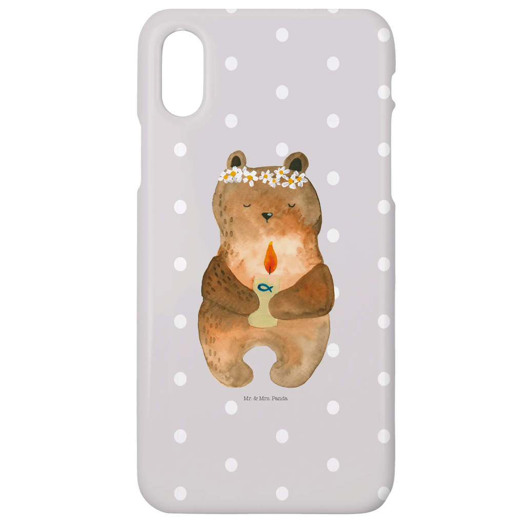 Handyhülle Bär Kommunion Handyhülle, Handycover, Cover, Handy, Hülle, Iphone 10, Iphone X, Bär, Teddy, Teddybär, Kommunion, Gottes Segen, Taufkerze, katholisch