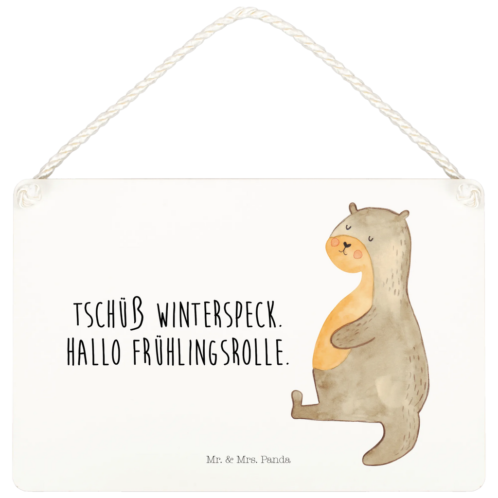 Deko Schild Otter Bauch Dekoschild, Deko Schild, Schild, Tür Schild, Türschild, Holzschild, Wandschild, Wanddeko, Otter, Fischotter, Seeotter, Otter Seeotter See Otter