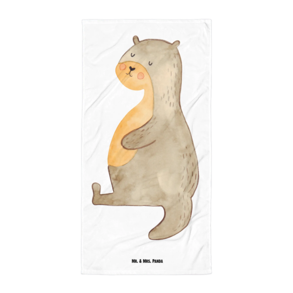 XL Badehandtuch Otter Bauch Handtuch, Badetuch, Duschtuch, Strandtuch, Saunatuch, Otter, Fischotter, Seeotter, Otter Seeotter See Otter