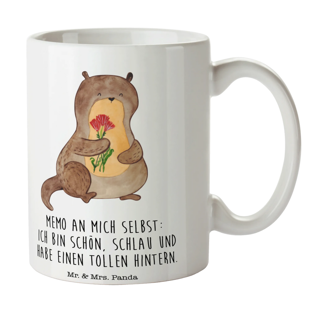 Tasse Otter Blumenstrauß Tasse, Kaffeetasse, Teetasse, Becher, Kaffeebecher, Teebecher, Keramiktasse, Porzellantasse, Büro Tasse, Geschenk Tasse, Tasse Sprüche, Tasse Motive, Kaffeetassen, Tasse bedrucken, Designer Tasse, Cappuccino Tassen, Schöne Teetassen, Otter, Fischotter, Seeotter, Otter Seeotter See Otter