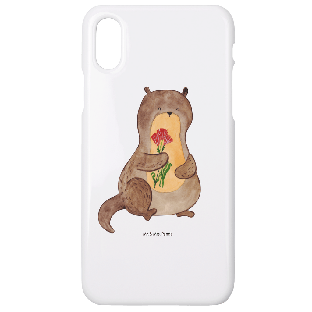 Handyhülle Otter Blumenstrauß Handyhülle, Handycover, Cover, Handy, Hülle, Iphone 10, Iphone X, Otter, Fischotter, Seeotter, Otter Seeotter See Otter