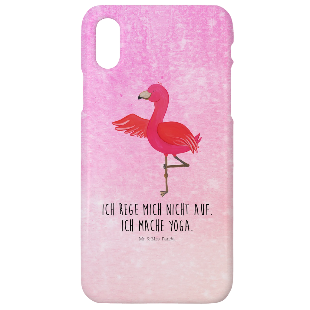 Handyhülle Flamingo Yoga Handyhülle, Handycover, Cover, Handy, Hülle, Iphone 10, Iphone X, Flamingo, Vogel, Yoga, Namaste, Achtsamkeit, Yoga-Übung, Entspannung, Ärger, Aufregen, Tiefenentspannung