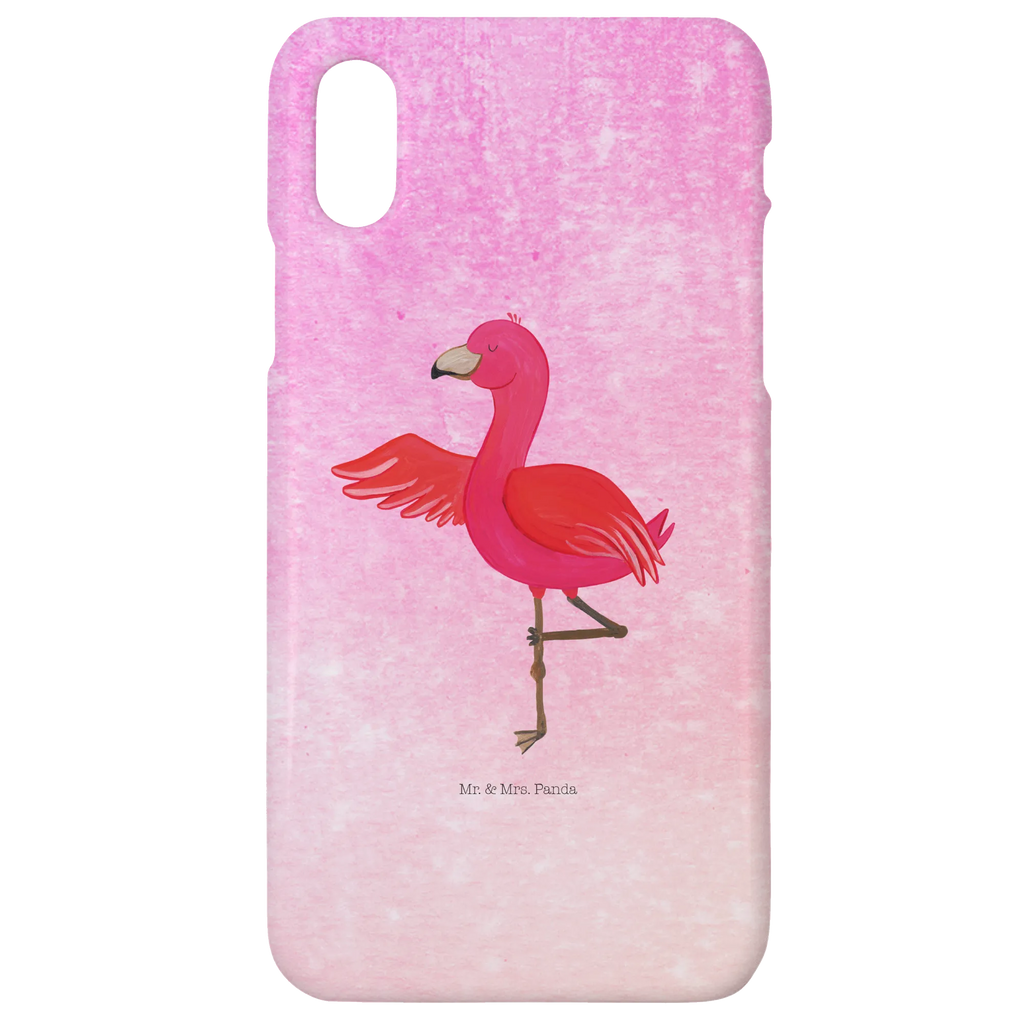 Handyhülle Flamingo Yoga Handyhülle, Handycover, Cover, Handy, Hülle, Iphone 10, Iphone X, Flamingo, Vogel, Yoga, Namaste, Achtsamkeit, Yoga-Übung, Entspannung, Ärger, Aufregen, Tiefenentspannung