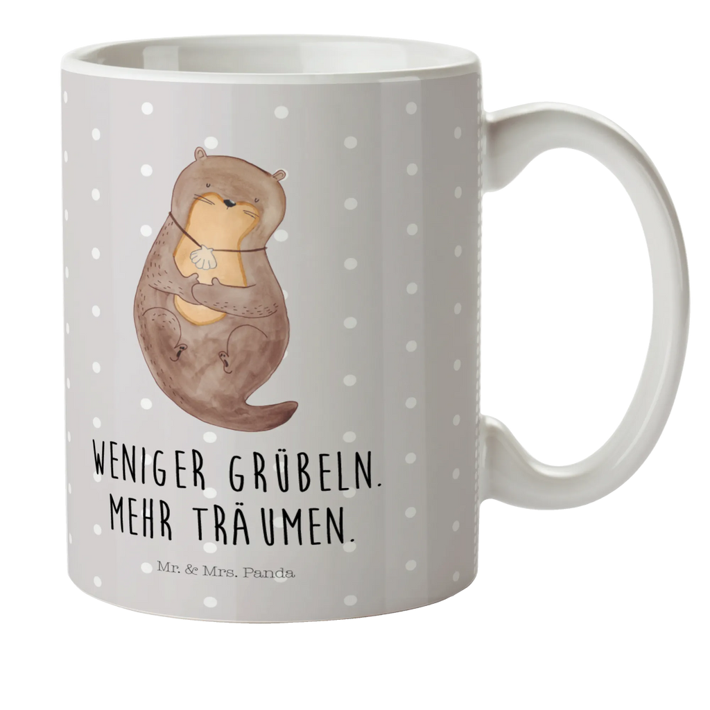 Kindertasse Otter Muschel Kindertasse, Kinder Tasse, Kunststoff Tasse, Kindergarten Tasse, Trinkbecher, Camping Becher, Kaffeetasse, Kunststoffbecher, Kindergartenbecher, Outdoorgeschirr, Kunststoffgeschirr, Reisebecher, Reisetasse, Kinderbecher, Bruchfeste Tasse, Bruchsichere Tasse, Plastik Tasse, Plastiktasse, Otter, Fischotter, Seeotter, Otterliebe, grübeln, träumen, Motivation, Tagträumen, Büro