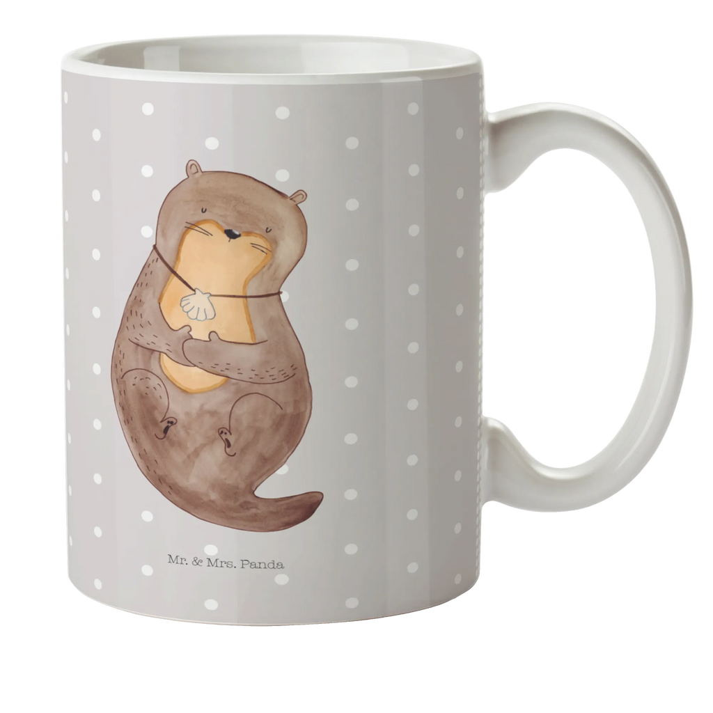 Kindertasse Otter Muschel Kindertasse, Kinder Tasse, Kunststoff Tasse, Kindergarten Tasse, Trinkbecher, Camping Becher, Kaffeetasse, Kunststoffbecher, Kindergartenbecher, Outdoorgeschirr, Kunststoffgeschirr, Reisebecher, Reisetasse, Kinderbecher, Bruchfeste Tasse, Bruchsichere Tasse, Plastik Tasse, Plastiktasse, Otter, Fischotter, Seeotter, Otterliebe, grübeln, träumen, Motivation, Tagträumen, Büro