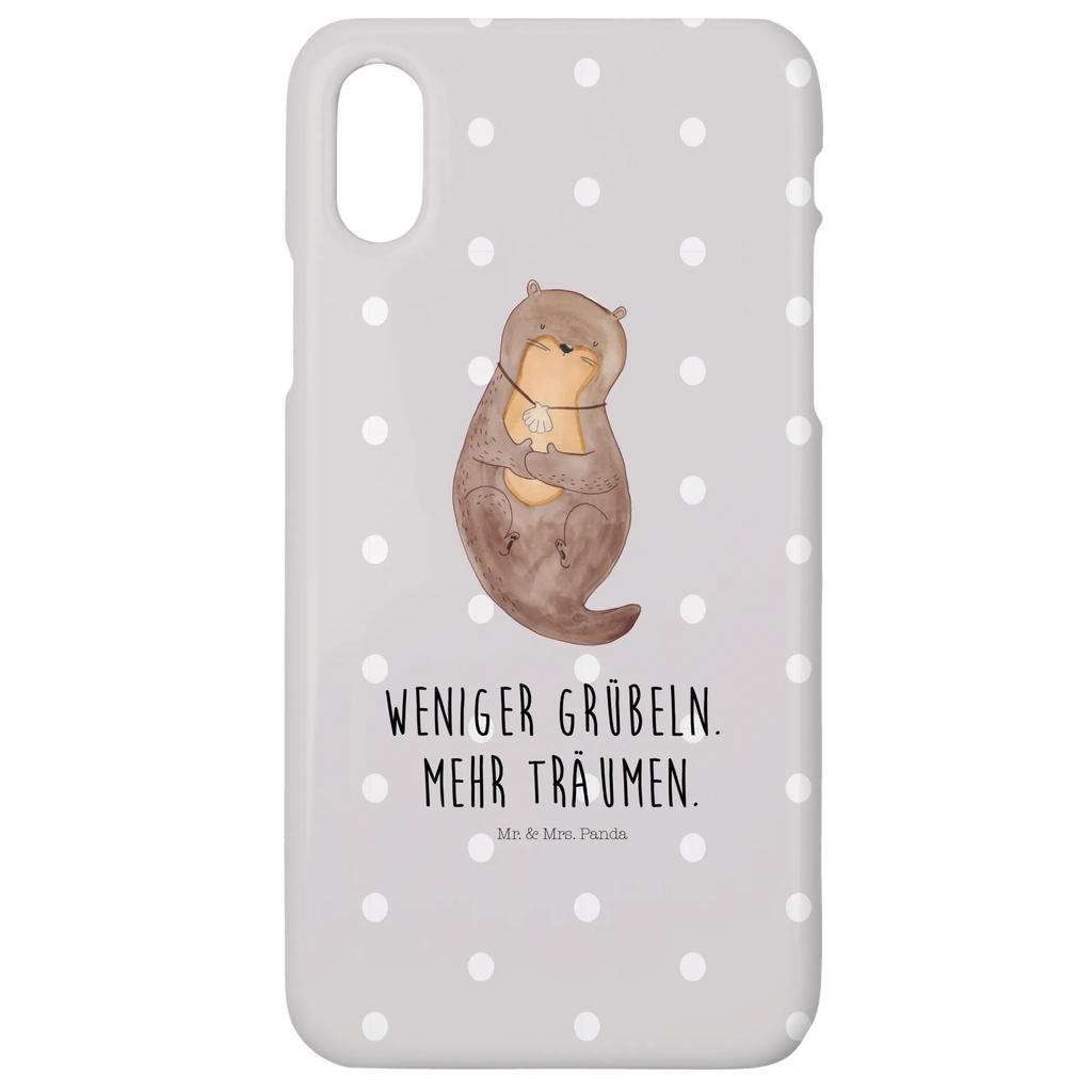 Handyhülle Otter Muschel Handyhülle, Handycover, Cover, Handy, Hülle, Iphone 10, Iphone X, Otter, Fischotter, Seeotter, Otterliebe, grübeln, träumen, Motivation, Tagträumen, Büro