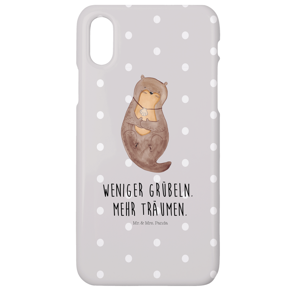 Handyhülle Otter Muschel Handyhülle, Handycover, Cover, Handy, Hülle, Iphone 10, Iphone X, Otter, Fischotter, Seeotter, Otterliebe, grübeln, träumen, Motivation, Tagträumen, Büro