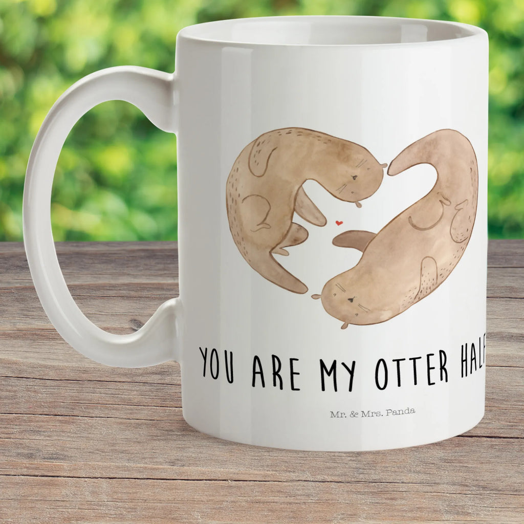 Kindertasse Otter Herz Kindertasse, Kinder Tasse, Kunststoff Tasse, Kindergarten Tasse, Trinkbecher, Camping Becher, Kaffeetasse, Kunststoffbecher, Kindergartenbecher, Outdoorgeschirr, Kunststoffgeschirr, Reisebecher, Reisetasse, Kinderbecher, Bruchfeste Tasse, Bruchsichere Tasse, Plastik Tasse, Plastiktasse, Otter, Fischotter, Seeotter, Liebe, Herz, Liebesbeweis, Liebesgeschenk, Bessere Hälfte, Love you, Jahrestag, Hochzeitstag, Verlobung, gemeinsames Leben