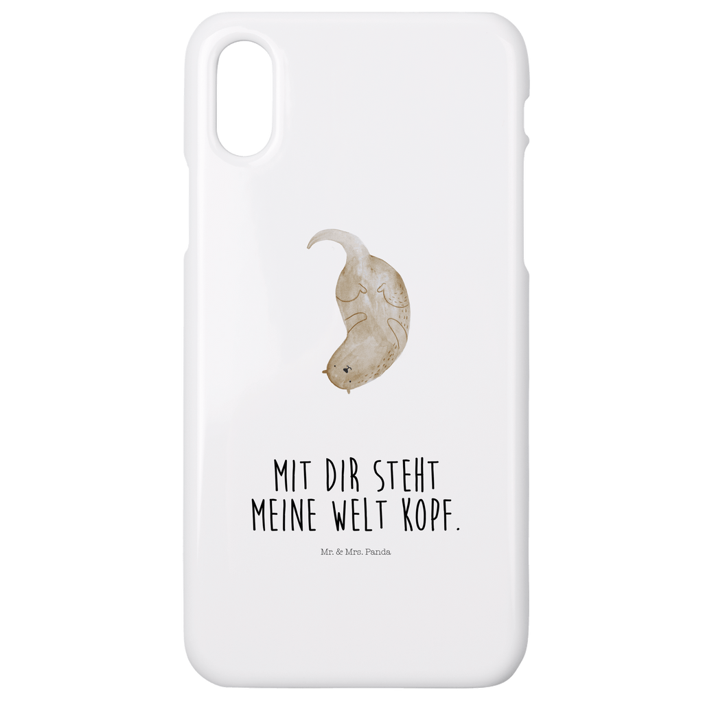 Handyhülle Otter Kopfüber Handyhülle, Handycover, Cover, Handy, Hülle, Iphone 10, Iphone X, Otter, Fischotter, Seeotter, Otter Seeotter See Otter