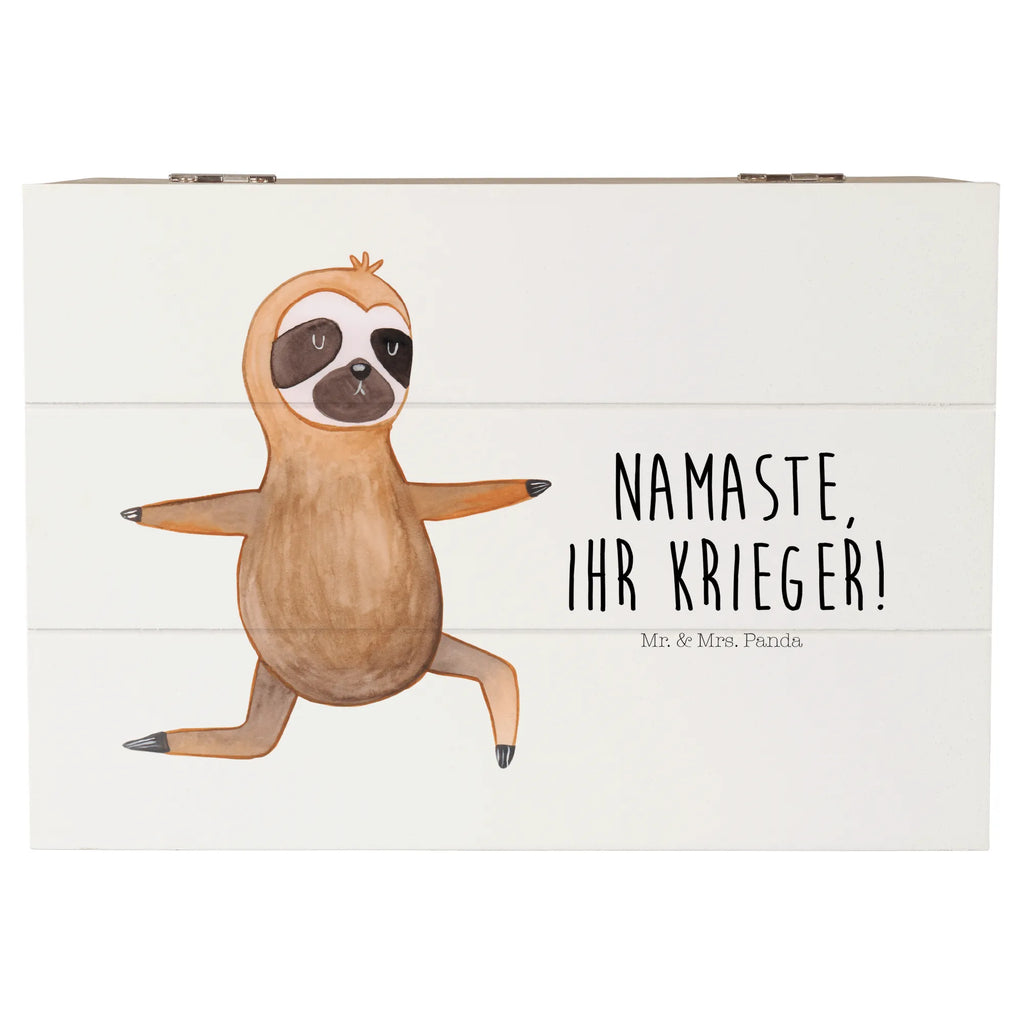 Holzkiste Faultier Yoga Holzkiste, Kiste, Schatzkiste, Truhe, Schatulle, XXL, Erinnerungsbox, Erinnerungskiste, Dekokiste, Aufbewahrungsbox, Geschenkbox, Geschenkdose, Faultier, Faultier Geschenk, Faultier Deko, Faultiere, faul, Lieblingstier, Yoga, Namaste, Krieger, Yogaübungen, Meditation, Atmung, Gelassenheit, Entspannung