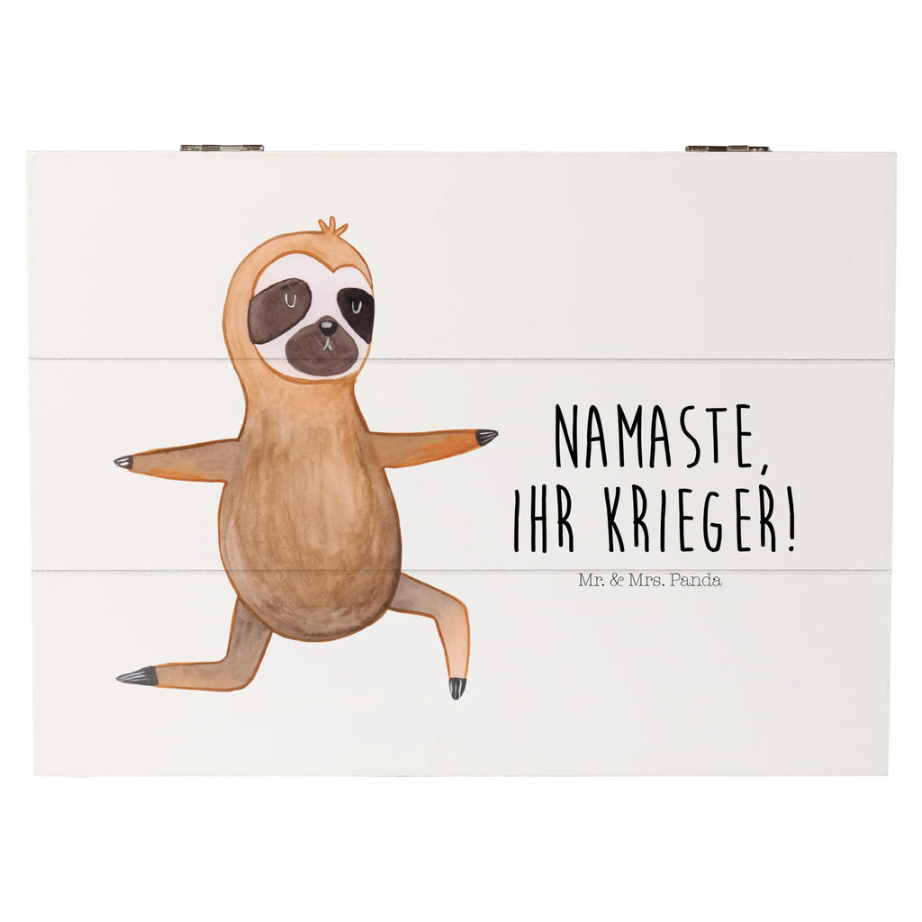 Holzkiste Faultier Yoga Holzkiste, Kiste, Schatzkiste, Truhe, Schatulle, XXL, Erinnerungsbox, Erinnerungskiste, Dekokiste, Aufbewahrungsbox, Geschenkbox, Geschenkdose, Faultier, Faultier Geschenk, Faultier Deko, Faultiere, faul, Lieblingstier, Yoga, Namaste, Krieger, Yogaübungen, Meditation, Atmung, Gelassenheit, Entspannung