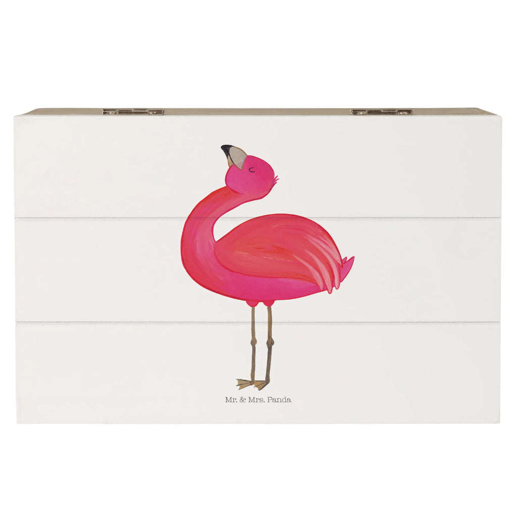 Holzkiste Flamingo Stolz Holzkiste, Kiste, Schatzkiste, Truhe, Schatulle, XXL, Erinnerungsbox, Erinnerungskiste, Dekokiste, Aufbewahrungsbox, Geschenkbox, Geschenkdose, Flamingo, stolz, Freude, Selbstliebe, Selbstakzeptanz, Freundin, beste Freundin, Tochter, Mama, Schwester