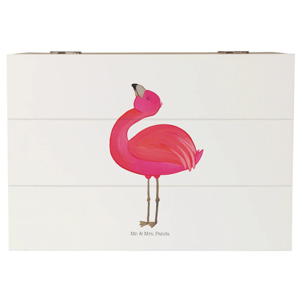 Holzkiste Flamingo Stolz Holzkiste, Kiste, Schatzkiste, Truhe, Schatulle, XXL, Erinnerungsbox, Erinnerungskiste, Dekokiste, Aufbewahrungsbox, Geschenkbox, Geschenkdose, Flamingo, stolz, Freude, Selbstliebe, Selbstakzeptanz, Freundin, beste Freundin, Tochter, Mama, Schwester