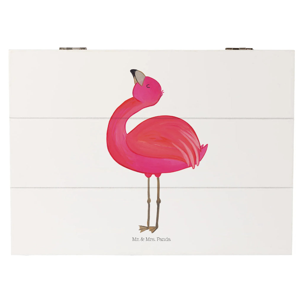 Holzkiste Flamingo Stolz Holzkiste, Kiste, Schatzkiste, Truhe, Schatulle, XXL, Erinnerungsbox, Erinnerungskiste, Dekokiste, Aufbewahrungsbox, Geschenkbox, Geschenkdose, Flamingo, stolz, Freude, Selbstliebe, Selbstakzeptanz, Freundin, beste Freundin, Tochter, Mama, Schwester