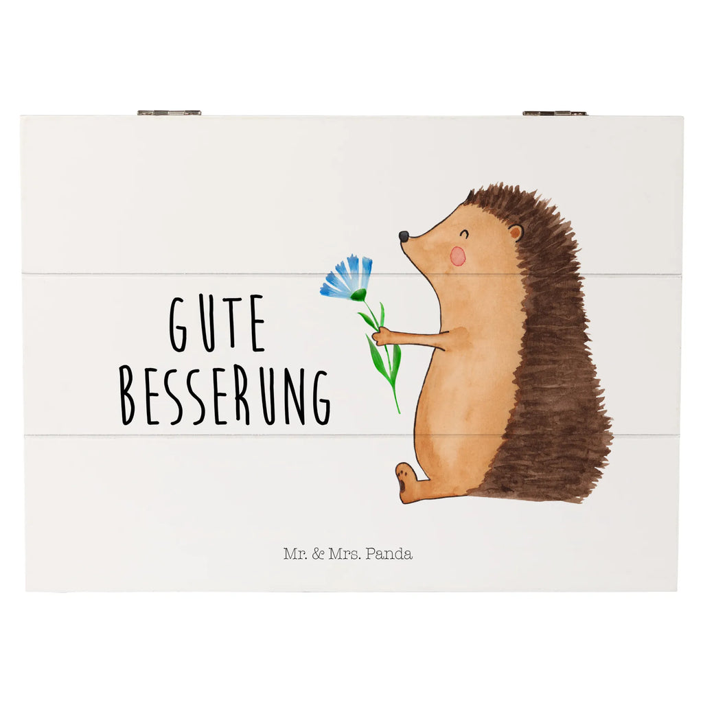 Holzkiste Igel Blumen Holzkiste, Kiste, Schatzkiste, Truhe, Schatulle, XXL, Erinnerungsbox, Erinnerungskiste, Dekokiste, Aufbewahrungsbox, Geschenkbox, Geschenkdose, Tiermotive, Gute Laune, lustige Sprüche, Tiere, Igel, Gute Besserung, Genesungswünsche, Krankheit, Krankenhaus, krank, Besuch