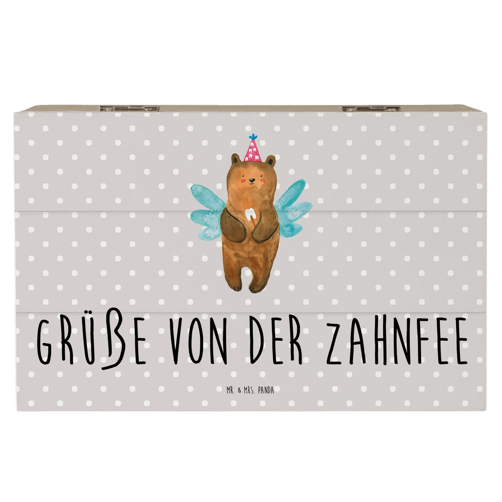 Holzkiste Zahnfee Bär Holzkiste, Kiste, Schatzkiste, Truhe, Schatulle, XXL, Erinnerungsbox, Erinnerungskiste, Dekokiste, Aufbewahrungsbox, Geschenkbox, Geschenkdose, Bär, Teddy, Teddybär, Zahnfee, Fee, Milchzahn, Erster Zahn