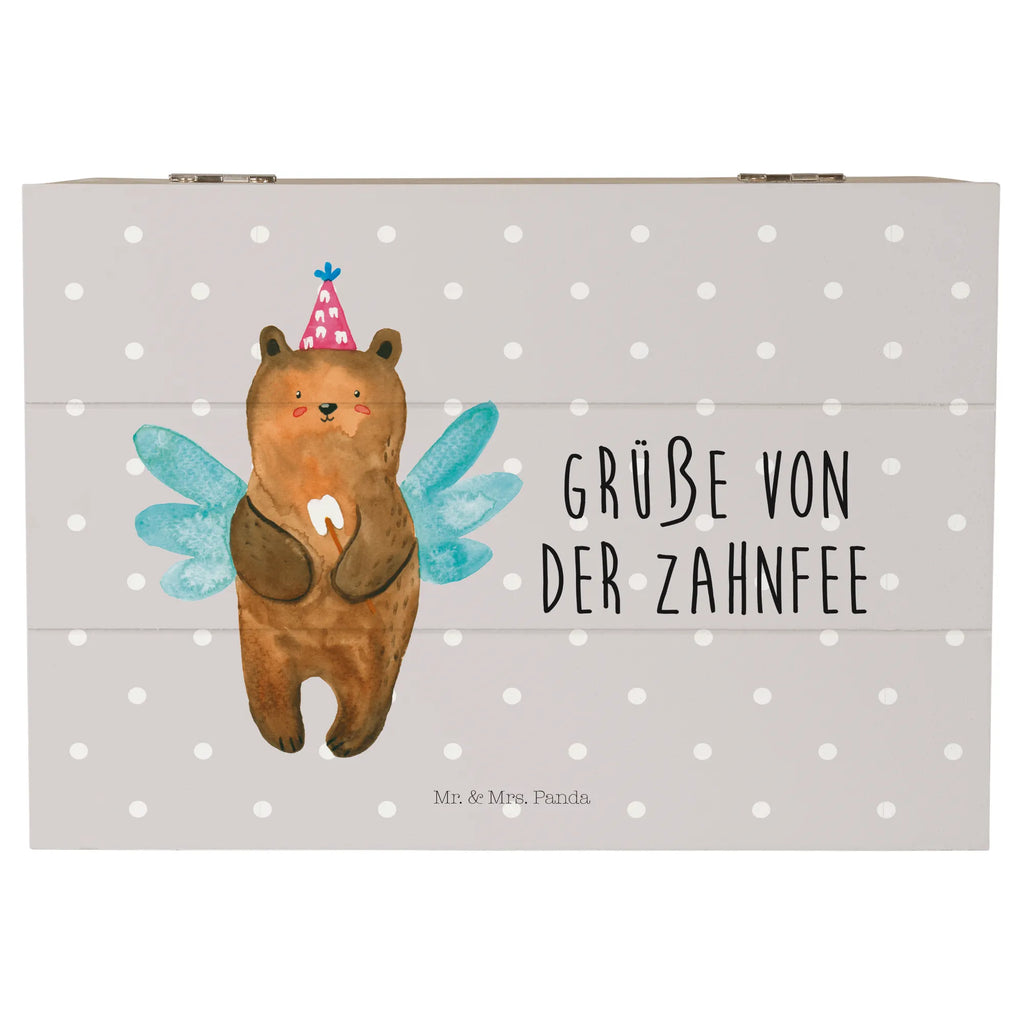 Holzkiste Zahnfee Bär Holzkiste, Kiste, Schatzkiste, Truhe, Schatulle, XXL, Erinnerungsbox, Erinnerungskiste, Dekokiste, Aufbewahrungsbox, Geschenkbox, Geschenkdose, Bär, Teddy, Teddybär, Zahnfee, Fee, Milchzahn, Erster Zahn