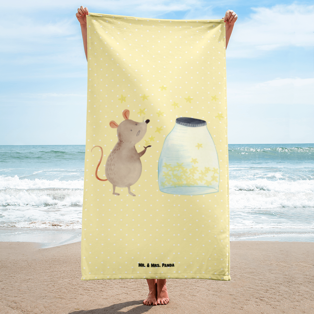 XL Badehandtuch Maus Sterne Handtuch, Badetuch, Duschtuch, Strandtuch, Saunatuch, Tiermotive, Gute Laune, lustige Sprüche, Tiere, Maus, Sterne, Wunsch, Kind, Taufe, Taufgeschenk, Geburt, Schwangerschaft, erstes Kind, Kindergeburtstag, Geburtstag, Hoffnung, Träume