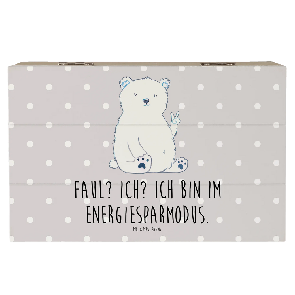 Holzkiste Eisbär Faul Holzkiste, Kiste, Schatzkiste, Truhe, Schatulle, XXL, Erinnerungsbox, Erinnerungskiste, Dekokiste, Aufbewahrungsbox, Geschenkbox, Geschenkdose, Bär, Teddy, Teddybär, Eisbär, Nordpol, Faul, Entspannen, Relaxen, Büro, Arbeit, Bürojob, Arbeitsplatz, Homeoffice