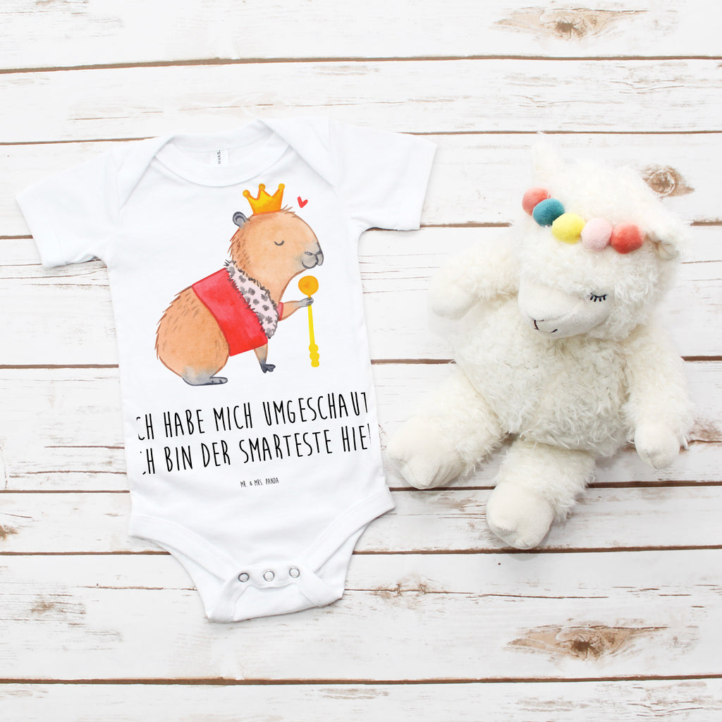 Baby Body Capybara König Babykleidung, Babystrampler, Strampler, Wickelbody, Baby Erstausstattung, Baby-Body, Baby-Strampler, Baby-Kleidung, Kurzarm-Strampler, Baby-Overall, Baby-Romper, Tiermotive, Gute Laune, lustige Sprüche, Tiere, Capybara, König