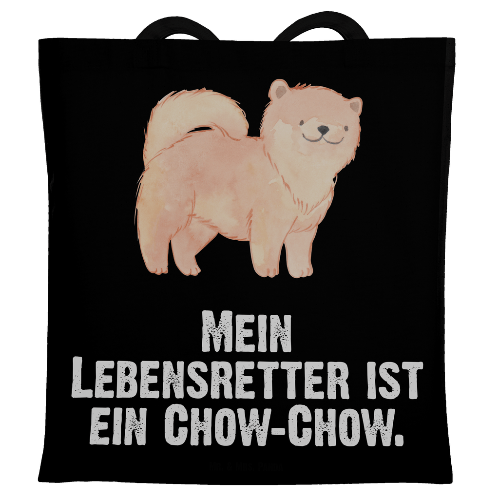 Tragetasche Chow-Chow Lebensretter Beuteltasche, Beutel, Einkaufstasche, Jutebeutel, Stoffbeutel, Hund, Hunderasse, Rassehund, Hundebesitzer, Geschenk, Tierfreund, Schenken, Welpe, Chow-Chow, Asiatischer Spitz