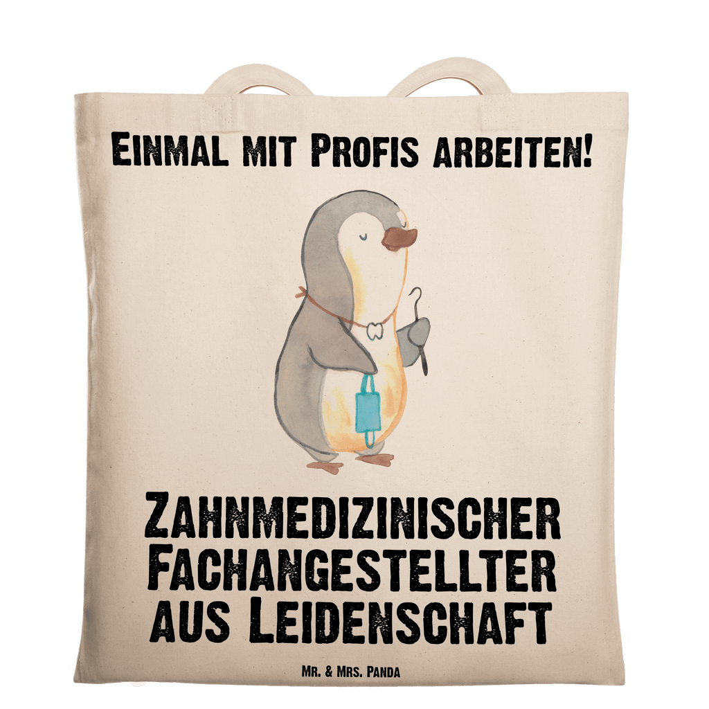 Tragetasche Zahnmedizinischer Fachangestellter aus Leidenschaft Beuteltasche, Beutel, Einkaufstasche, Jutebeutel, Stoffbeutel, Tasche, Shopper, Umhängetasche, Strandtasche, Schultertasche, Stofftasche, Tragetasche, Badetasche, Jutetasche, Einkaufstüte, Laptoptasche, Beruf, Ausbildung, Jubiläum, Abschied, Rente, Kollege, Kollegin, Geschenk, Schenken, Arbeitskollege, Mitarbeiter, Firma, Danke, Dankeschön