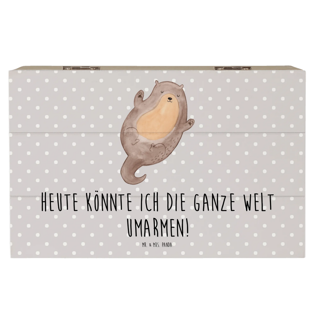 Holzkiste Otter Umarmen Holzkiste, Kiste, Schatzkiste, Truhe, Schatulle, XXL, Erinnerungsbox, Erinnerungskiste, Dekokiste, Aufbewahrungsbox, Geschenkbox, Geschenkdose, Otter, Fischotter, Seeotter, Otter Seeotter See Otter