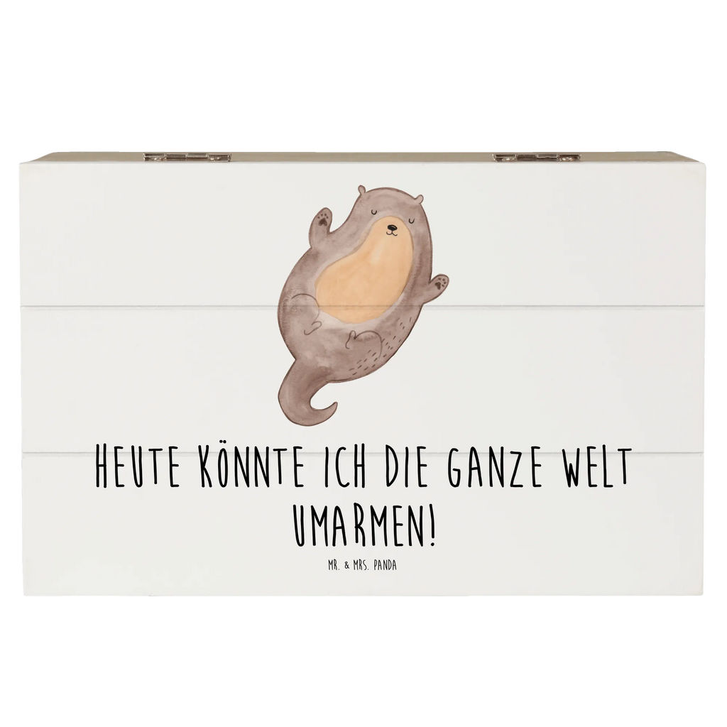 Holzkiste Otter Umarmen Holzkiste, Kiste, Schatzkiste, Truhe, Schatulle, XXL, Erinnerungsbox, Erinnerungskiste, Dekokiste, Aufbewahrungsbox, Geschenkbox, Geschenkdose, Otter, Fischotter, Seeotter, Otter Seeotter See Otter