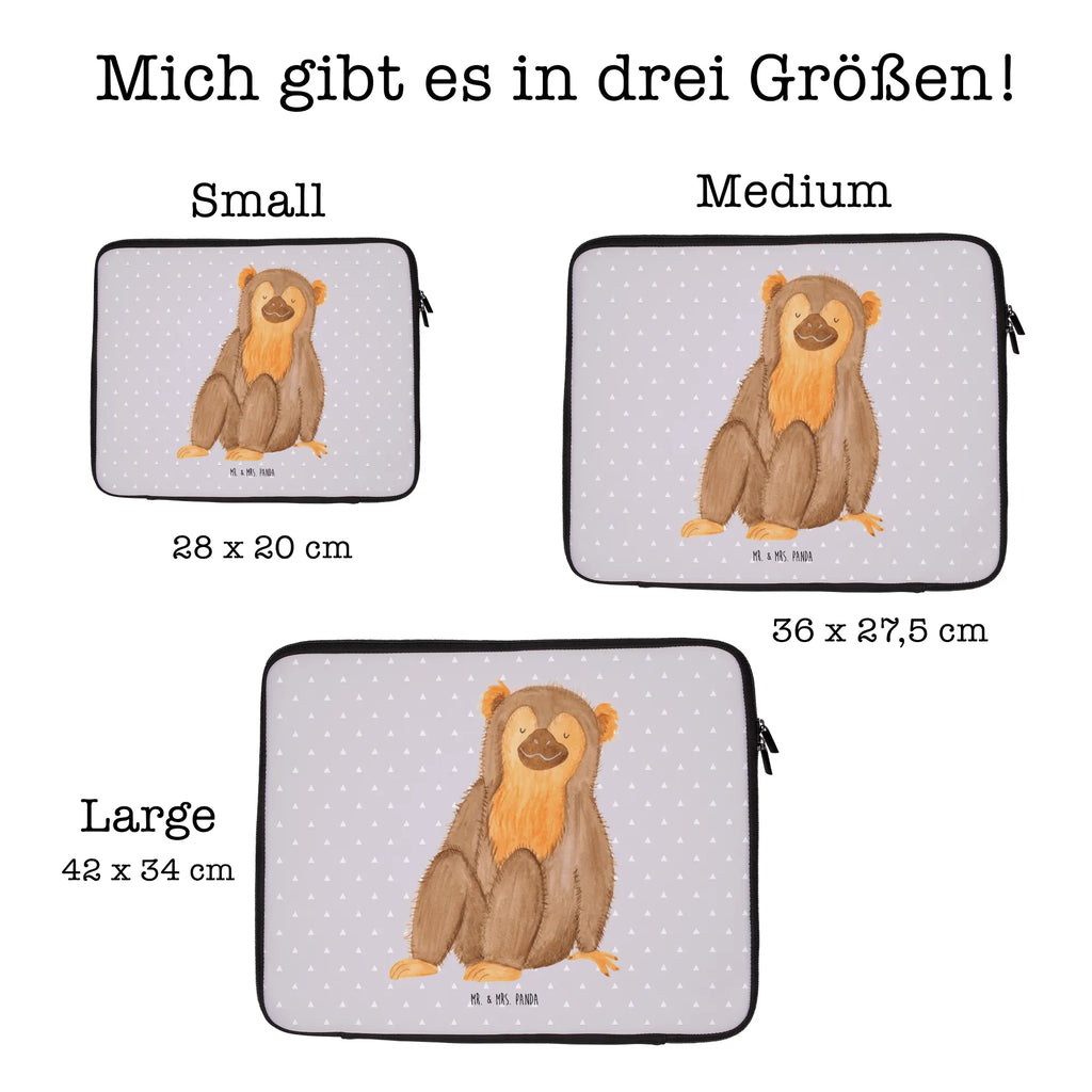 Notebook Tasche Affe Notebook Tasche, Laptop, Computertasche, Tasche, Notebook-Tasche, Notebook-Reisehülle, Notebook Schutz, Afrika, Wildtiere, Affe, Äffchen, Affen, Selbstliebe, Respekt, Motivation, Selbstachtung, Liebe, Selbstbewusstsein, Selfcare