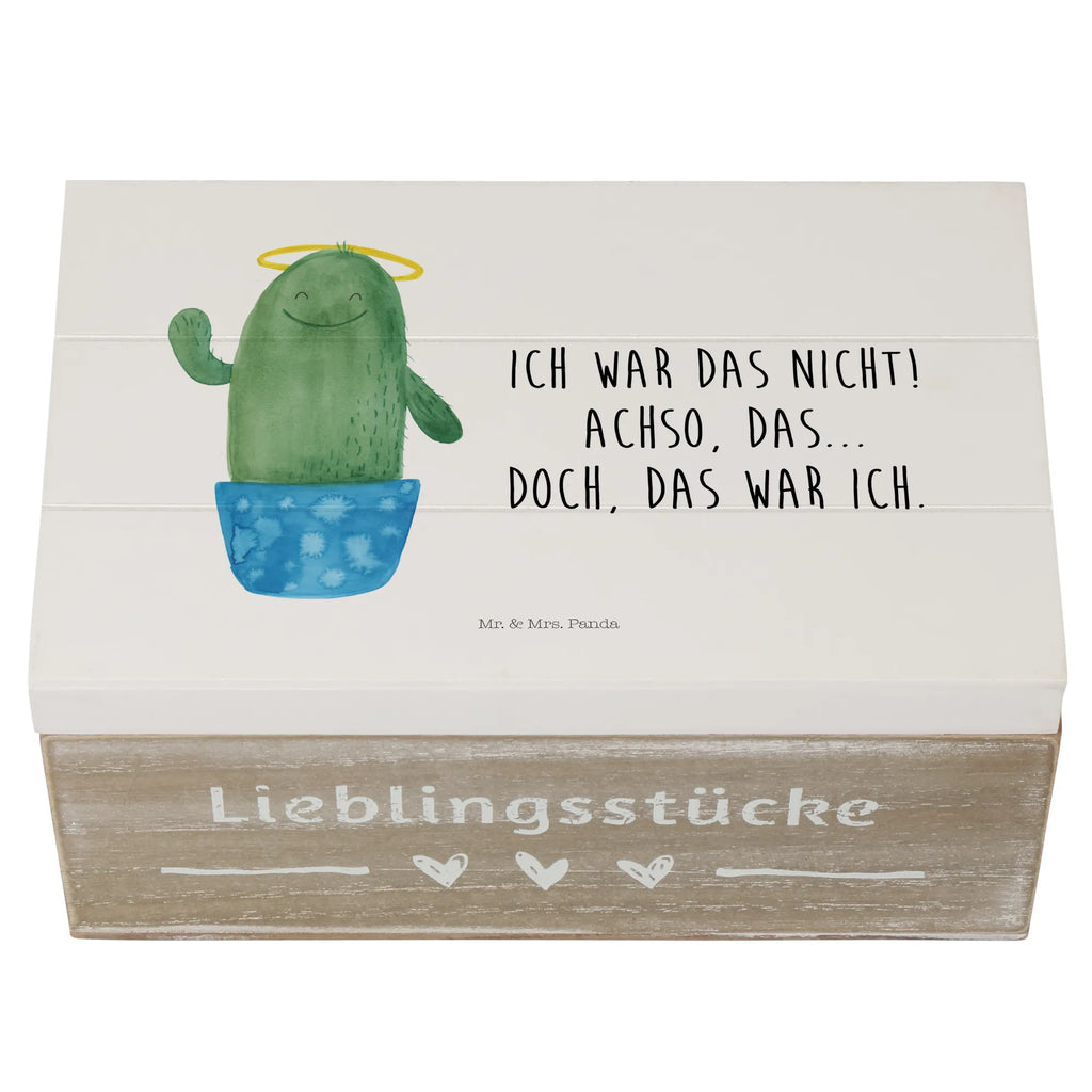 Holzkiste Kaktus Heilig Holzkiste, Kiste, Schatzkiste, Truhe, Schatulle, XXL, Erinnerungsbox, Erinnerungskiste, Dekokiste, Aufbewahrungsbox, Geschenkbox, Geschenkdose, Kaktus, Kakteen, frech, lustig, Kind, Eltern, Familie, Bruder, Schwester, Schwestern, Freundin, Heiligenschein