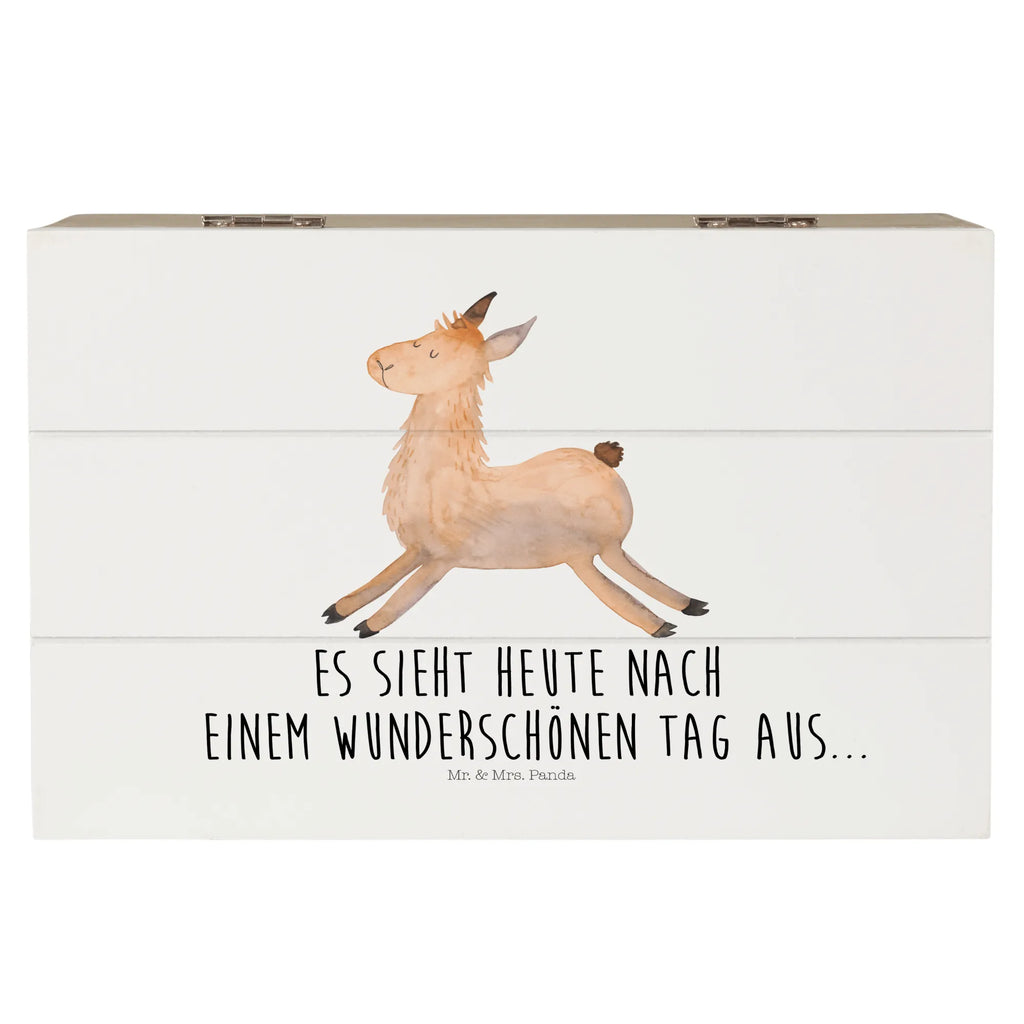 Holzkiste Lama Springen Holzkiste, Kiste, Schatzkiste, Truhe, Schatulle, XXL, Erinnerungsbox, Erinnerungskiste, Dekokiste, Aufbewahrungsbox, Geschenkbox, Geschenkdose, Lama, Alpaka, Lamas, Lieblingstag, Happy day, fröhlich, Glück, Freundin, Liebeskummer, Neustart, guten Morgen, Start, Prüfung, Abitur