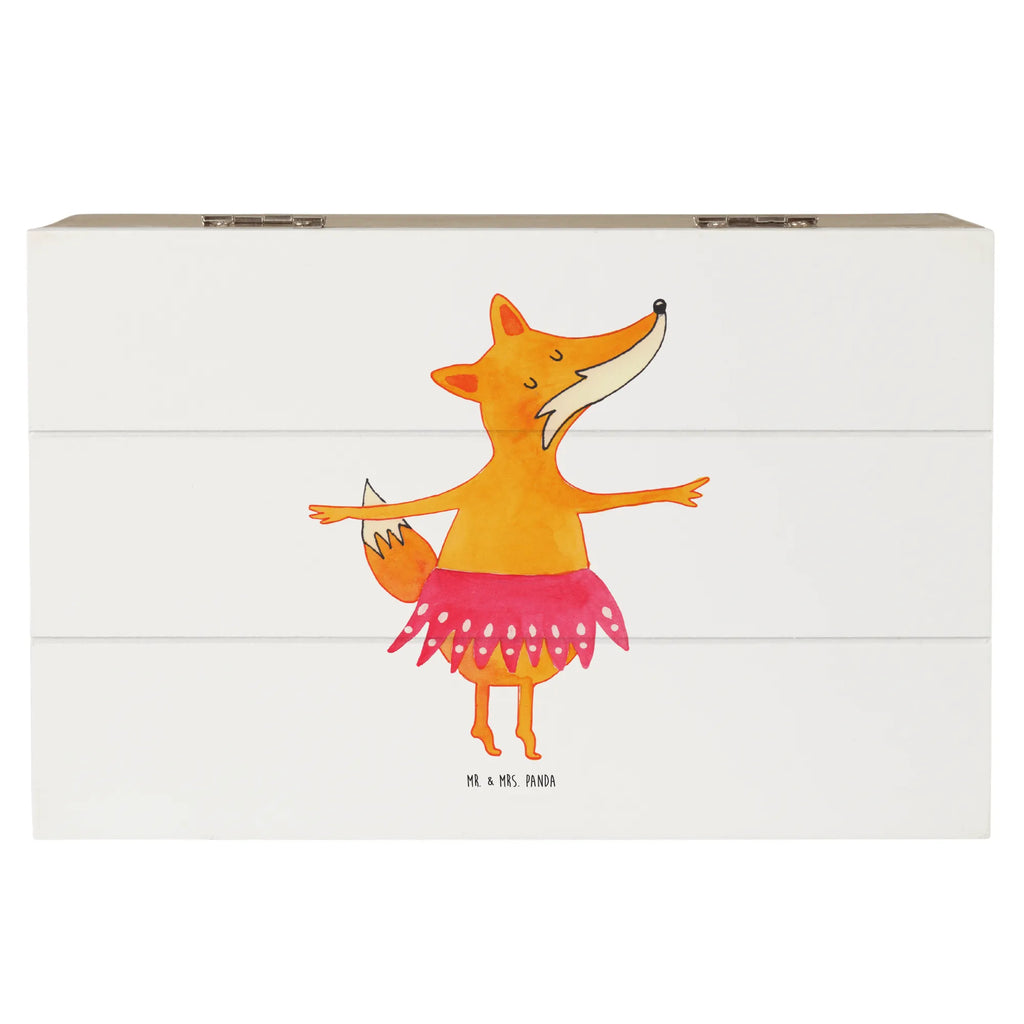 Holzkiste Fuchs Ballerina Holzkiste, Kiste, Schatzkiste, Truhe, Schatulle, XXL, Erinnerungsbox, Erinnerungskiste, Dekokiste, Aufbewahrungsbox, Geschenkbox, Geschenkdose, Fuchs, Fuchs Spruch, Füchse, Füchsin, Ballerina, Ballett, Tänzerin, Tanzen, Party, Einladung, Geburtstag