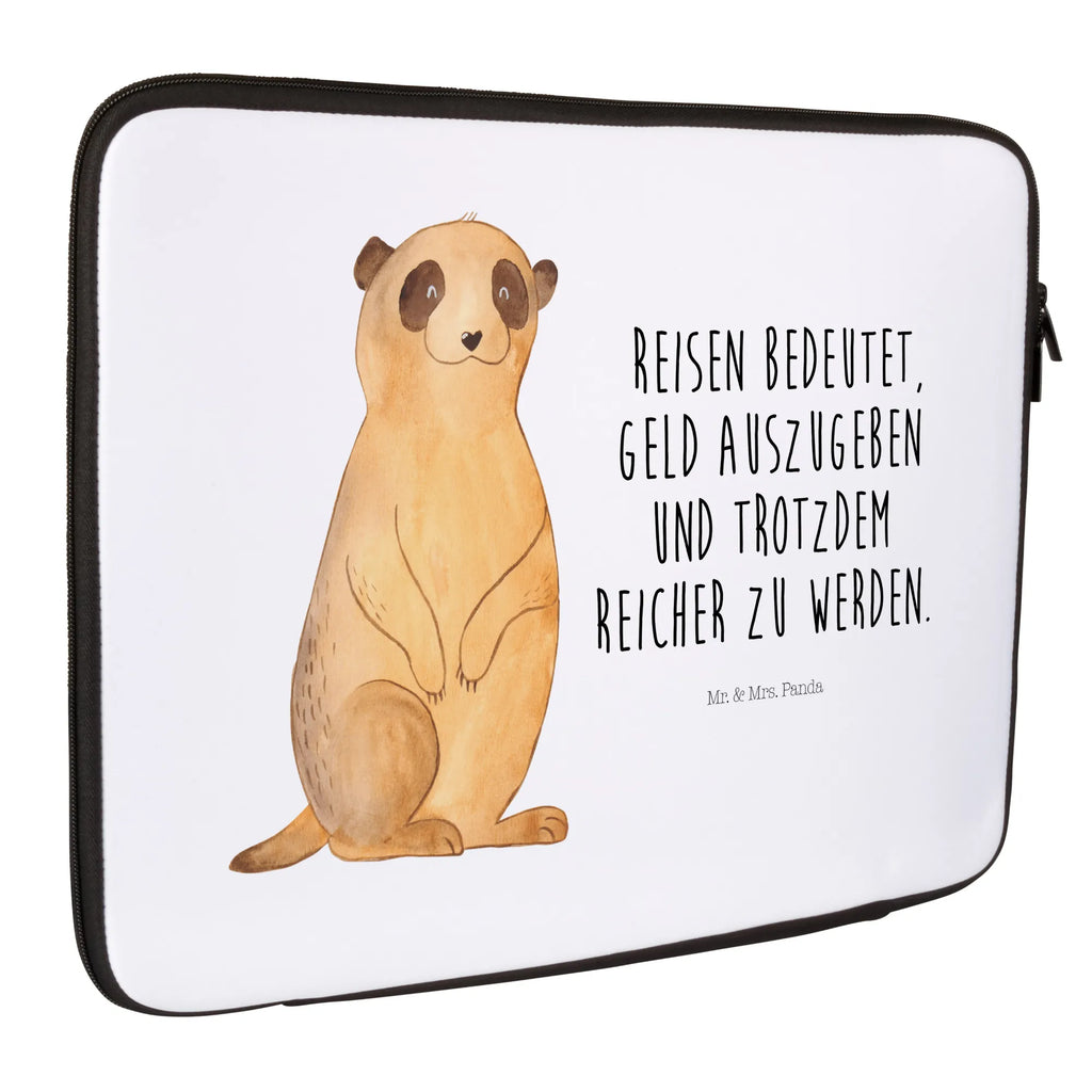 Notebook Tasche Erdmännchen Notebook Tasche, Laptop, Computertasche, Tasche, Notebook-Tasche, Notebook-Reisehülle, Notebook Schutz, Afrika, Wildtiere, Erdmännchen, Reisen, Spruch, Weltreise, Afrikareise, Roadtrip, Traveling