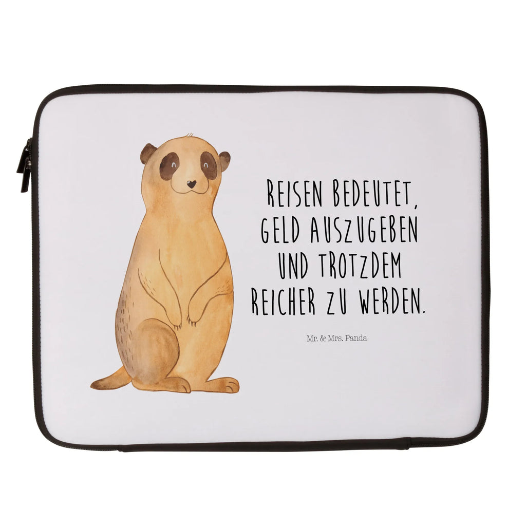 Notebook Tasche Erdmännchen Notebook Tasche, Laptop, Computertasche, Tasche, Notebook-Tasche, Notebook-Reisehülle, Notebook Schutz, Afrika, Wildtiere, Erdmännchen, Reisen, Spruch, Weltreise, Afrikareise, Roadtrip, Traveling