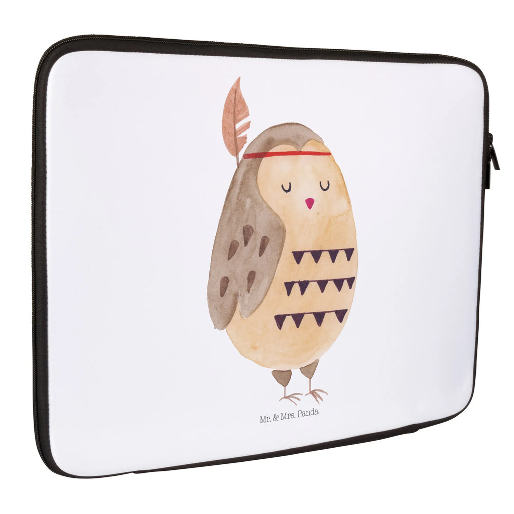 Notebook Tasche Eule Federschmuck Notebook Tasche, Laptop, Computertasche, Tasche, Notebook-Tasche, Notebook-Reisehülle, Notebook Schutz, Eule, Eule Deko, Owl, Das Leben ist ein Abenteuer, Reisespruch, Federschmuck, Dekoration