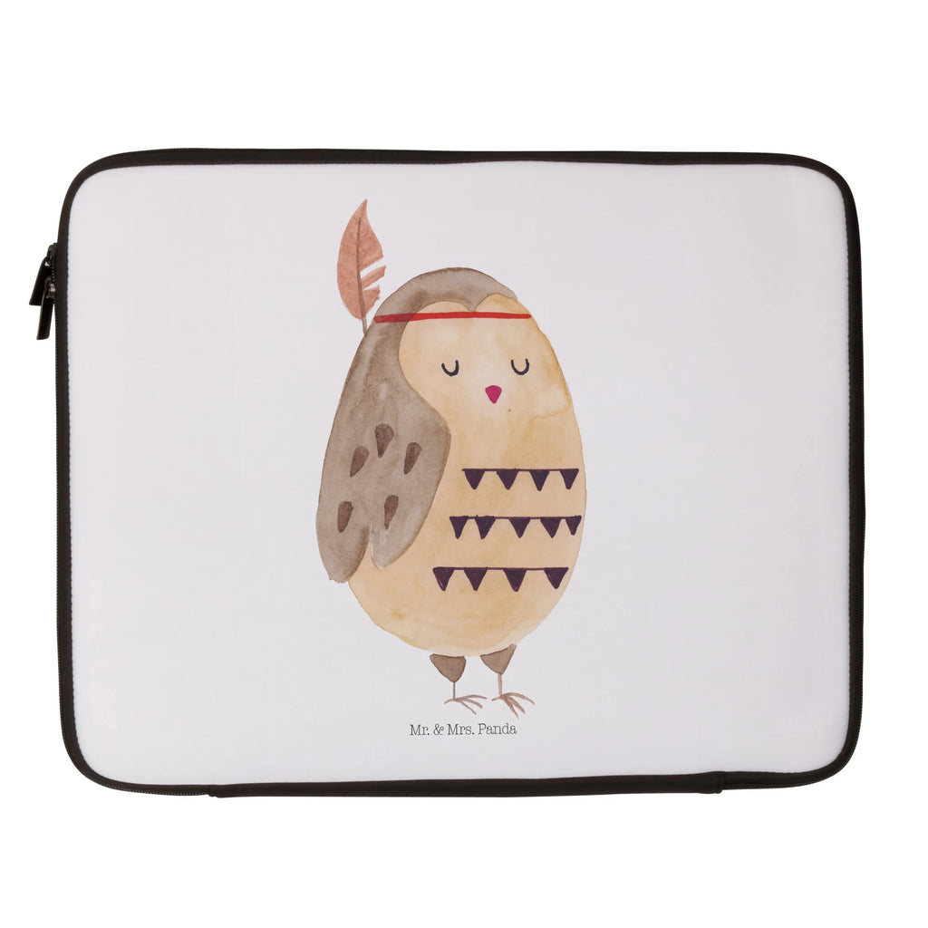 Notebook Tasche Eule Federschmuck Notebook Tasche, Laptop, Computertasche, Tasche, Notebook-Tasche, Notebook-Reisehülle, Notebook Schutz, Eule, Eule Deko, Owl, Das Leben ist ein Abenteuer, Reisespruch, Federschmuck, Dekoration