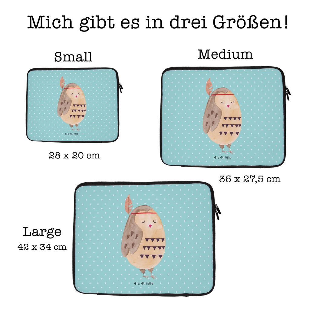 Notebook Tasche Eule Federschmuck Notebook Tasche, Laptop, Computertasche, Tasche, Notebook-Tasche, Notebook-Reisehülle, Notebook Schutz, Eule, Eule Deko, Owl, Das Leben ist ein Abenteuer, Reisespruch, Federschmuck, Dekoration