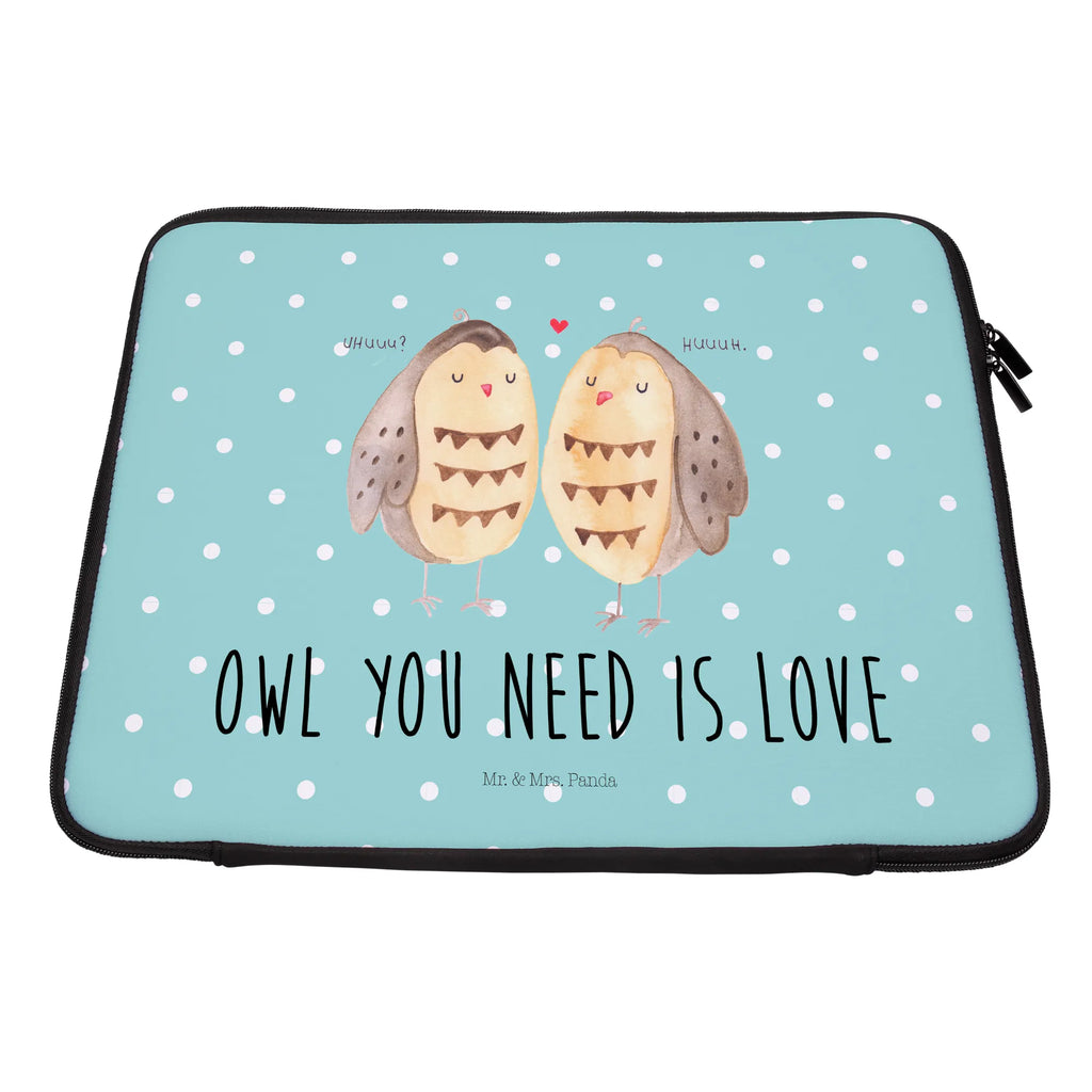 Notebook Tasche Eulen Liebe Notebook Tasche, Laptop, Computertasche, Tasche, Notebook-Tasche, Notebook-Reisehülle, Notebook Schutz, Eule, Eule Deko, Liebe, Hochzeit Spruch, Owl, All you need is love, Liebe Spruch, Freundin Geschenk, Freund, Wortspiel lustig