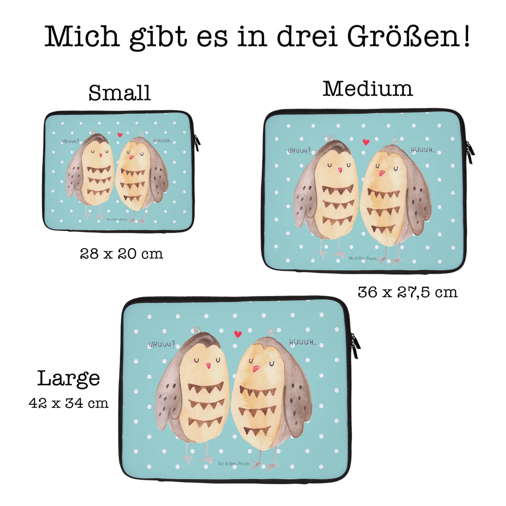 Notebook Tasche Eulen Liebe Notebook Tasche, Laptop, Computertasche, Tasche, Notebook-Tasche, Notebook-Reisehülle, Notebook Schutz, Eule, Eule Deko, Liebe, Hochzeit Spruch, Owl, All you need is love, Liebe Spruch, Freundin Geschenk, Freund, Wortspiel lustig