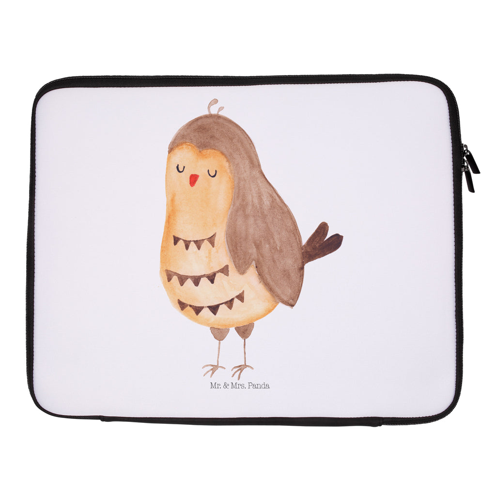 Notebook Tasche Eule Zufrieden Notebook Tasche, Laptop, Computertasche, Tasche, Notebook-Tasche, Notebook-Reisehülle, Notebook Schutz, Eule, Eule Spruch, Eule deko, Owl, Liebe Spruch, Romantisch, Wortspiel lustig, Spruch schön, Geschenk Hochzeitstag