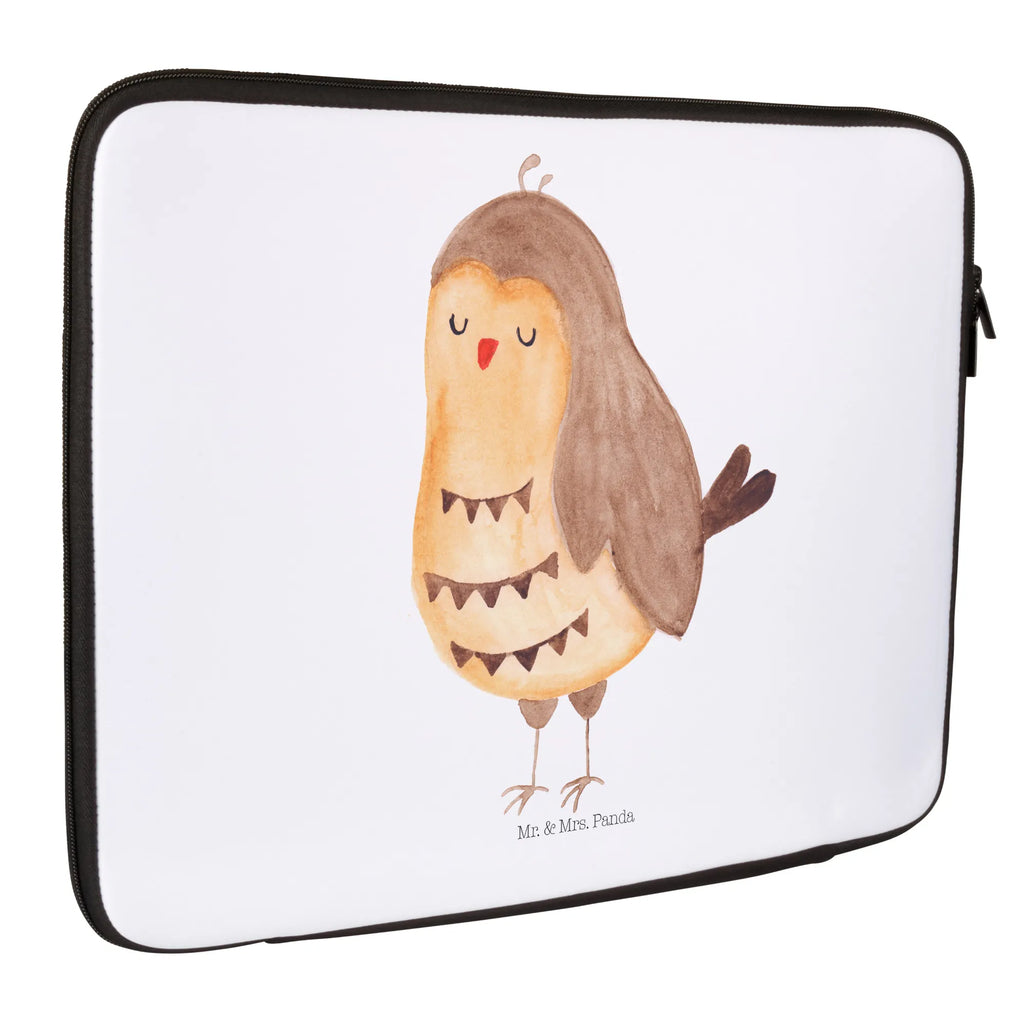 Notebook Tasche Eule Zufrieden Notebook Tasche, Laptop, Computertasche, Tasche, Notebook-Tasche, Notebook-Reisehülle, Notebook Schutz, Eule, Eule Spruch, Eule deko, Owl, Liebe Spruch, Romantisch, Wortspiel lustig, Spruch schön, Geschenk Hochzeitstag