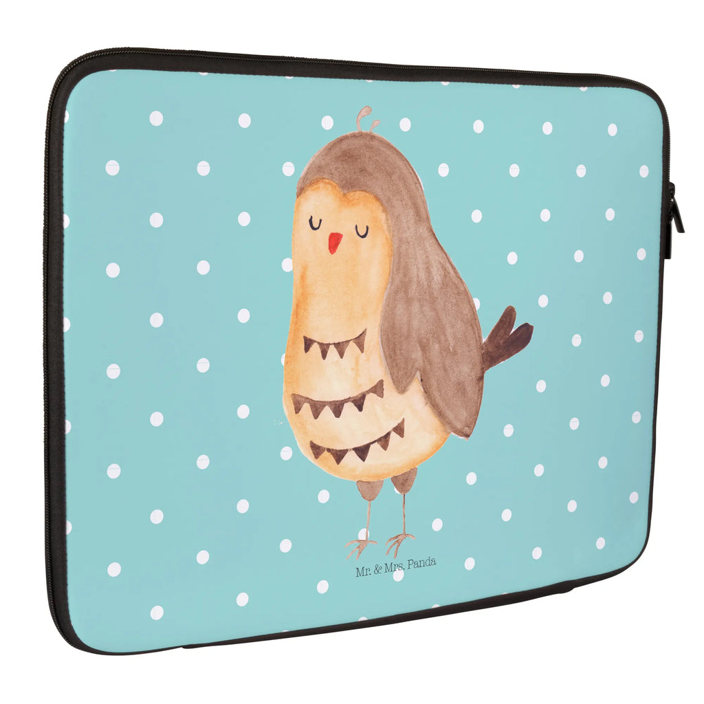 Notebook Tasche Eule Zufrieden Notebook Tasche, Laptop, Computertasche, Tasche, Notebook-Tasche, Notebook-Reisehülle, Notebook Schutz, Eule, Eule Spruch, Eule deko, Owl, Liebe Spruch, Romantisch, Wortspiel lustig, Spruch schön, Geschenk Hochzeitstag