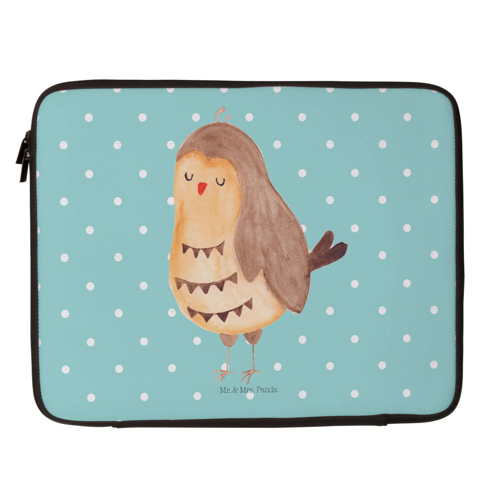 Notebook Tasche Eule Zufrieden Notebook Tasche, Laptop, Computertasche, Tasche, Notebook-Tasche, Notebook-Reisehülle, Notebook Schutz, Eule, Eule Spruch, Eule deko, Owl, Liebe Spruch, Romantisch, Wortspiel lustig, Spruch schön, Geschenk Hochzeitstag