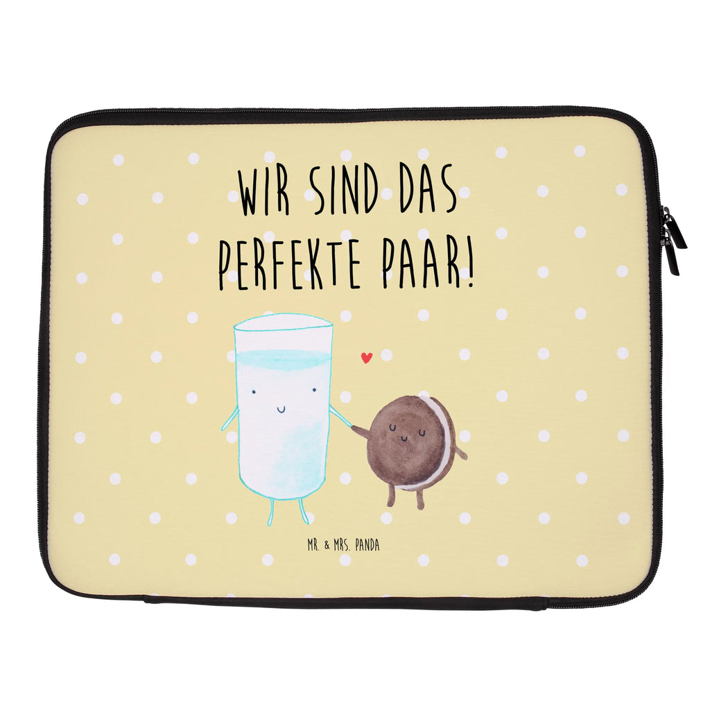 Notebook Tasche Milch Keks Notebook Tasche, Laptop, Computertasche, Tasche, Notebook-Tasche, Notebook-Reisehülle, Notebook Schutz, Tiermotive, Gute Laune, lustige Sprüche, Tiere, Milk, Cookie, Milch, Keks, Kekse, Kaffee, Einladung Frühstück, Motiv süß, romantisch, perfektes Paar