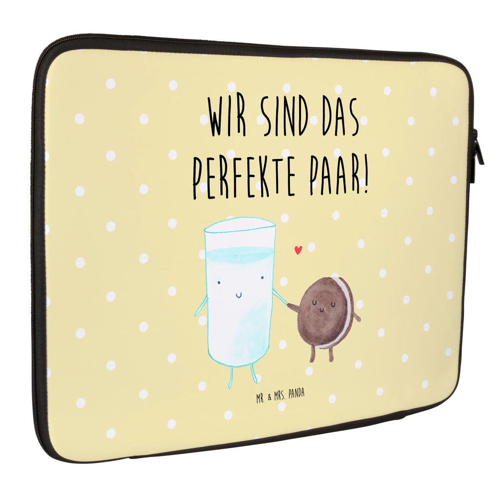 Notebook Tasche Milch Keks Notebook Tasche, Laptop, Computertasche, Tasche, Notebook-Tasche, Notebook-Reisehülle, Notebook Schutz, Tiermotive, Gute Laune, lustige Sprüche, Tiere, Milk, Cookie, Milch, Keks, Kekse, Kaffee, Einladung Frühstück, Motiv süß, romantisch, perfektes Paar